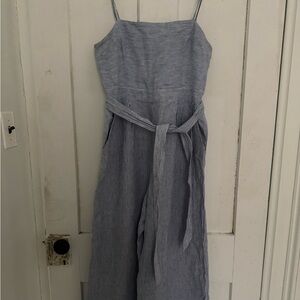 Seersucker 100% Linen Jumpsuit, JCrew Summer Staple